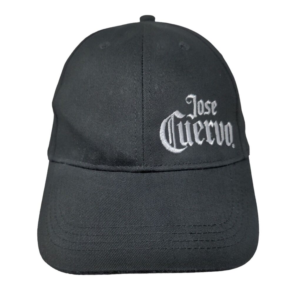 Jose Cuervo Slideback Hat Black OSFM Embroidered Quake City Caps
